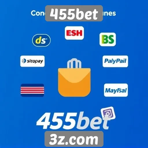 Métodos de pagamento aceitos no site 455bet