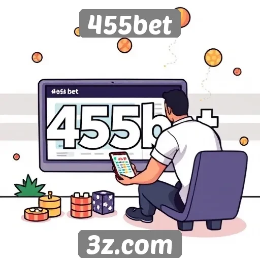 Experiência do usuário no site 455bet